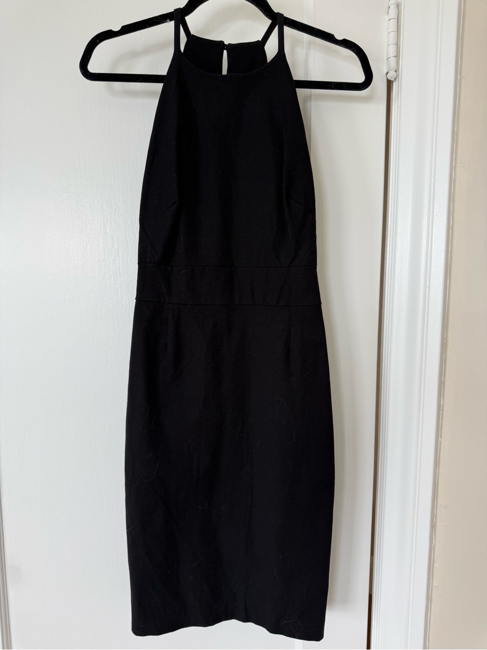 Banana Republic Black Halter Midi Dress